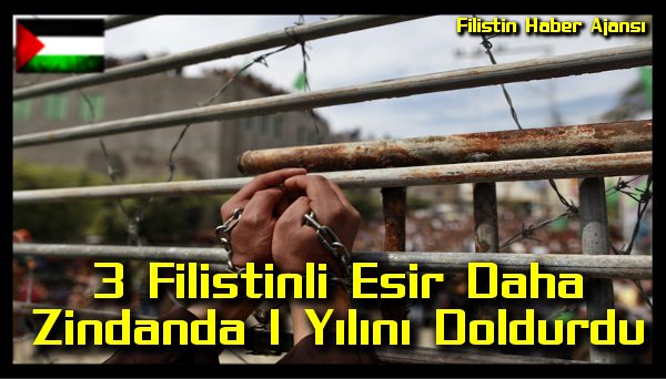3 Filistinli Esir Daha Zindanda 1 Yilini Doldurdu