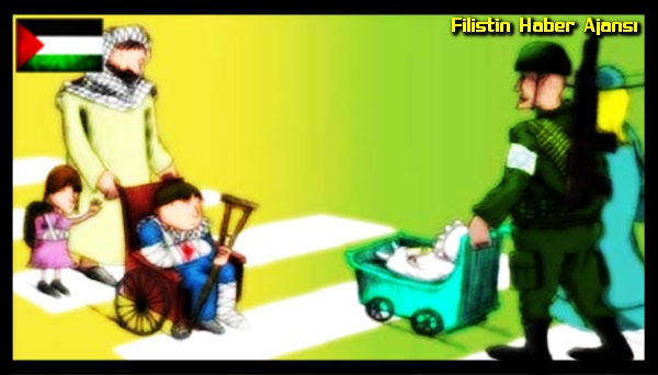 Karikatur: Filistin ve Israil'de Cocuk Olmak