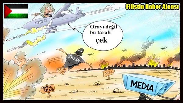 Karikatur- Israil Gudumlu Medya ve Katliamlar