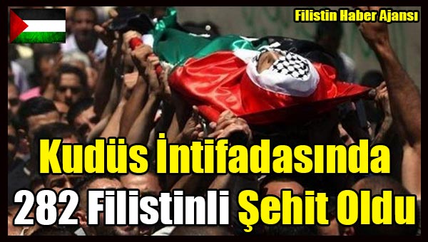Kudus Intifadasinda 282 Filistinli Sehit Oldu