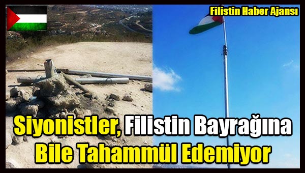 Siyonistler, Filistin Bayragina Bile Tahammul Edemiyor