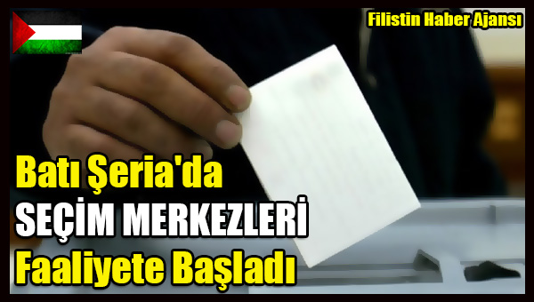 Bati Seria'da SECIM MERKEZLERI Faaliyete Basladi