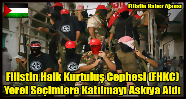 FHKC Yerel Secimlere Katilmayi Askiya Aldi