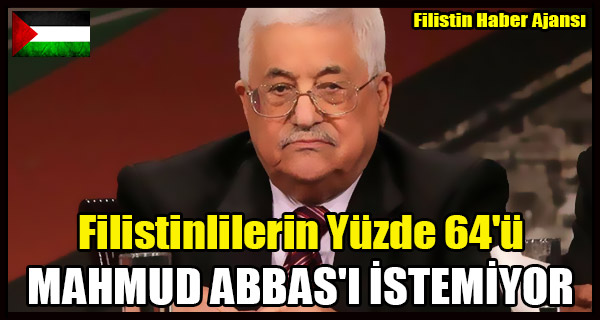 Filistinlilerin Yuzde 64'u MAHMUD ABBAS'I ISTEMIYOR