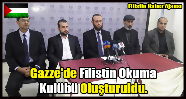 Gazze'de Filistin Okuma Kulubu Olusturuldu