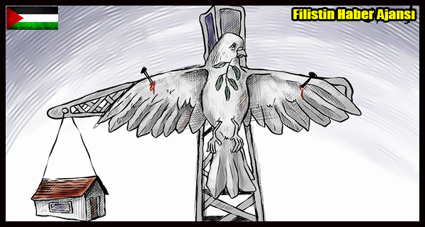 Karikatur- Mazlum Filistin Halkinin Yasam Hakki