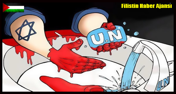 Karikatur- Siyonist Israil Cinayetleri ve BM