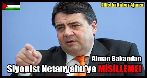 Alman Bakandan Siyonist Netanyahu'ya MISILLEME!