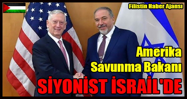 Amerika Savunma Bakani SIYONIST ISRAIL'DE