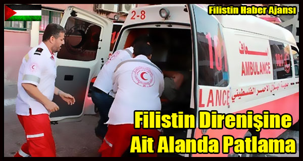 Filistin Direnisine Ait Alanda Patlama