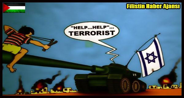 Karikatur- Asil Terorist Israil'in Kendidir