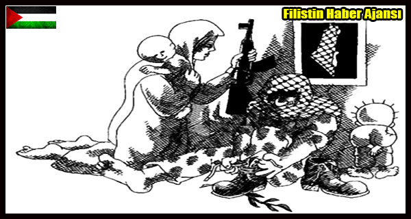 Karikatur- Filistinde Ailece Direnmek