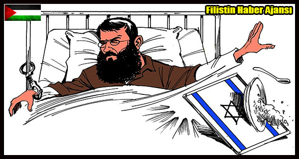 Karikatur- Filistinli Esirlerin Direnisi- ACLIK GREVI