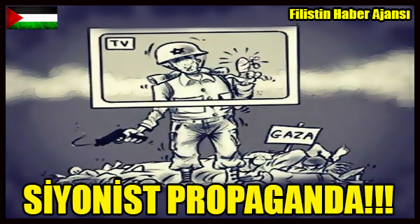 Karikatur- Siyonist Israil'in PROPAGANDA GUCU
