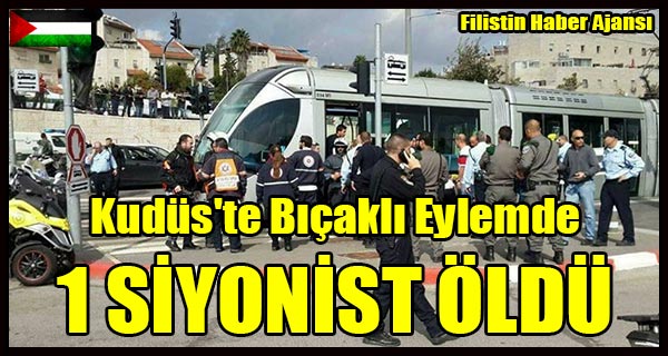 Kudus'te Bicakli Eylemde 1 SIYONIST OLDU
