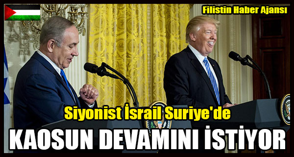 Siyonist Israil Suriye'de KAOSUN DEVAMINI ISTIYOR