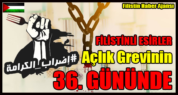 FILISTINLI ESIRLER Aclik Grevinin 36