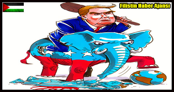 KARIKATUR- Amerika TRUMP Ile Dunya'ya Fitne Saciyor