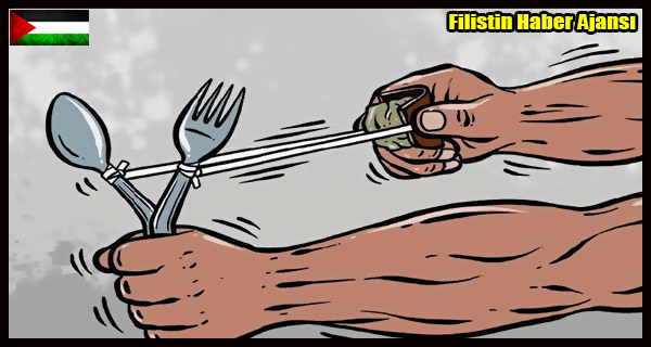 KARIKATUR- Filistinli Esirlerin ACLIK GREVI DIRENISI
