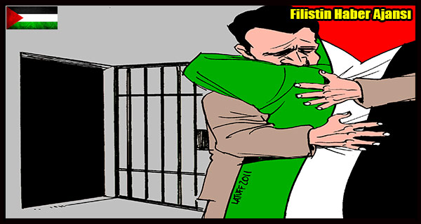 KARIKATUR- Filistinli Esirlerin VATAN SEVGISI