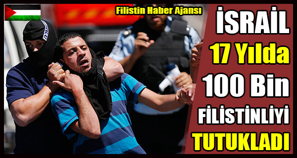 SIYONIST Israil 17 Yilda 100 Bin FILISTINLIYI TUTUKLADI