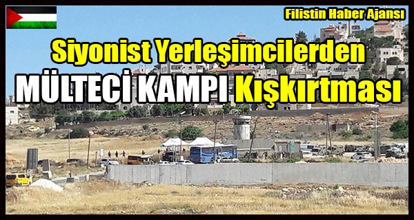Siyonist Yerlesimcilerden MULTECI KAMPI Kiskirtmasi