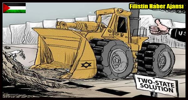 KARIKATUR- Filistin Icin Buyuk Yalan 2 DEVLETLI COZUM