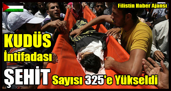 KUDUS Intifadasi SEHIT Sayisi 325'e Yukseldi