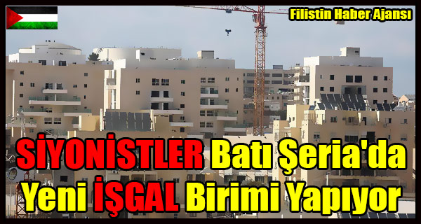 SIYONISTLER Bati Seria'da Yeni ISGAL Birimi Yapiyor