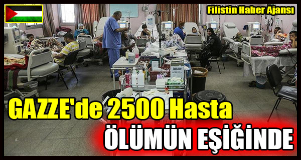 GAZZE'de 2500 Hasta OLUMUN ESIGINDE