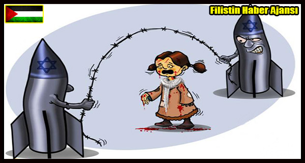 KARIKATUR- SIYONIST Zihniyetin FILISTINLI Cocuklara Sundugu OZGURLUK