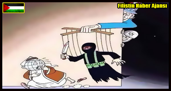 KARIKATUR- TEKFIRCI Terorun Arkasinda ISRAIL-AMERIKA Var