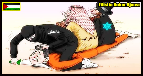 KARIKATUR- TEKFIRCI-VAHABI Teror, ISRAIL ve ARAP Yoneticiler