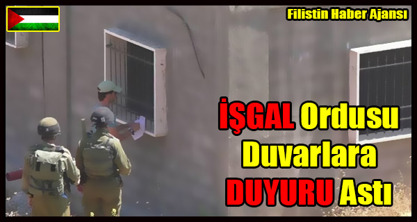 ISGAL Ordusu Duvarlara DUYURU Asti