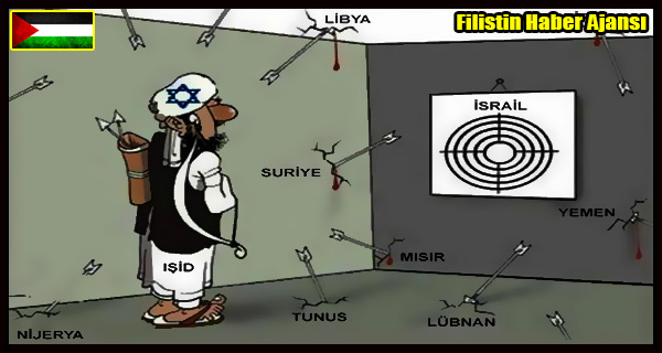 KARIKATUR- ISID Islam Dunyasina Saldirarak SIYONIZM Icin Gorevini Yapiyor