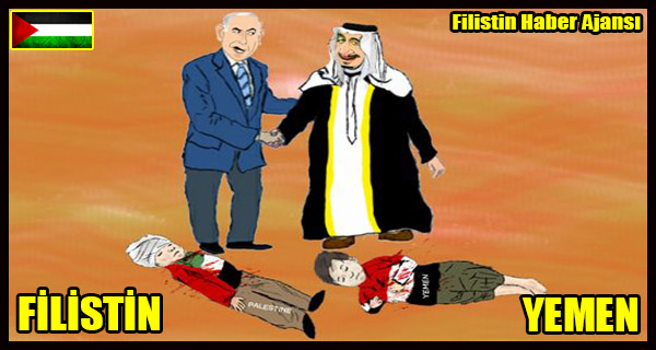 KARIKATUR- Israil ve Suudi Arabistan'in Insanliga 'HIZMETI!'