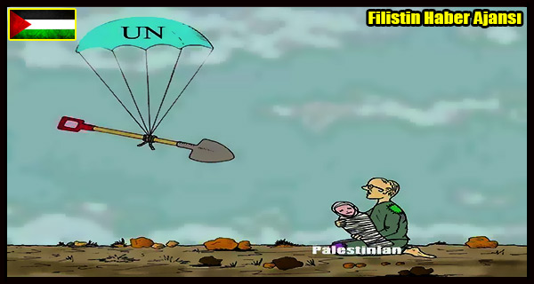 KARIKATUR- Birlesmis Milletlerin Filistinlilere 'BUYUK!!!' YARDIMI