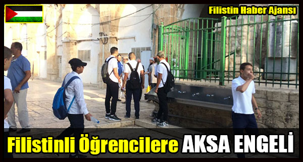 Filistinli Ogrencilere AKSA ENGELI