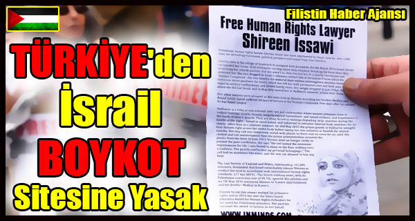 TURKIYE'den Israil BOYKOTUNA Yasak
